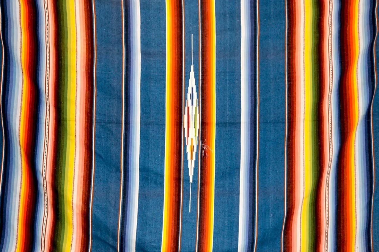 1950s Vintage Serape Blanket