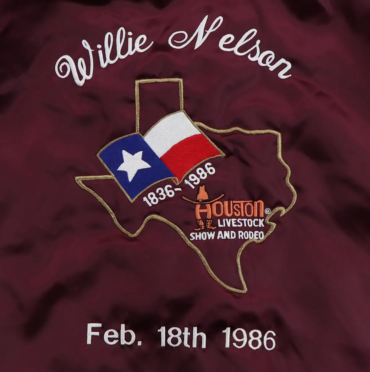 1986 Willie Nelson Houston Livestock Rodeo Jacket