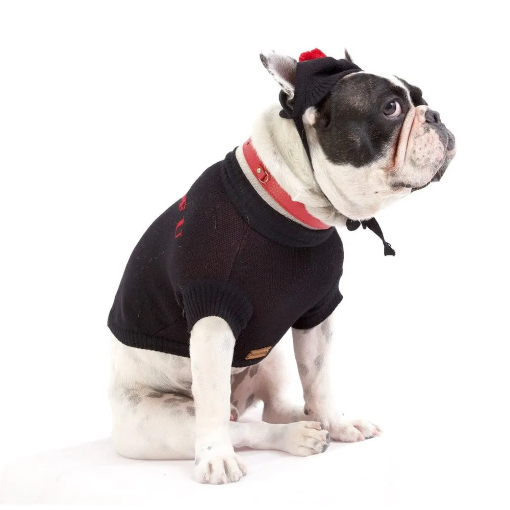 25% OFF: Moshiqa I Woof U Dog Sweater (Black)