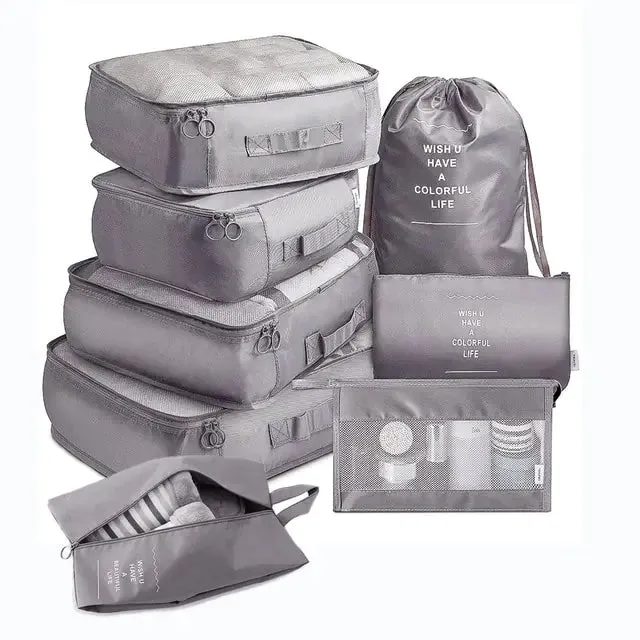 8 Pieces Large Capacity Luggage Storage Bags