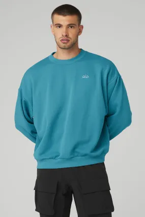 Accolade Crew Neck Pullover - Blue Splash