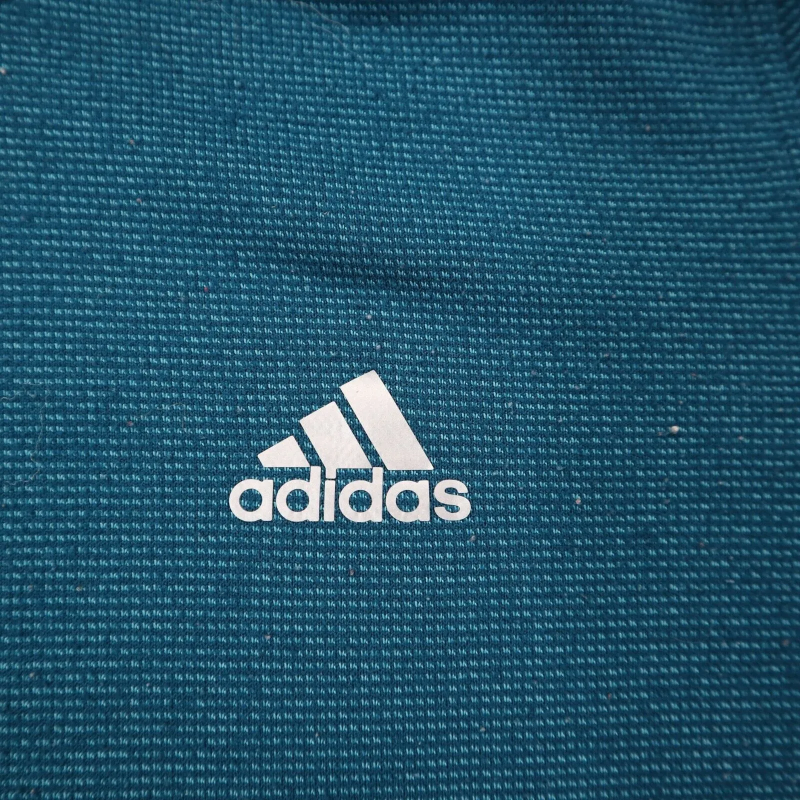 Adidas Climawarm Womens Pullover Hoodie Sweatshirt Long Sleeves Green Blue Small