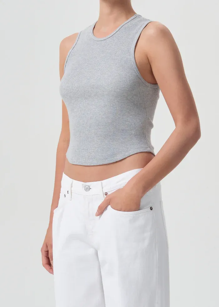 AGOLDE - Nova Tank in Grey Heather