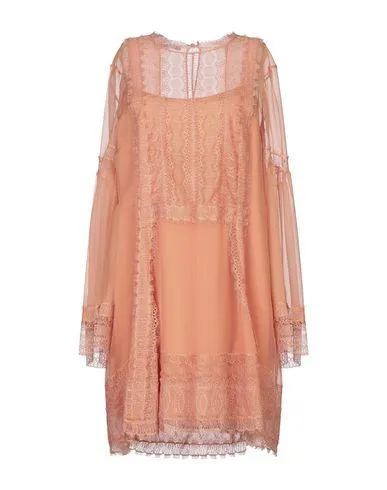 Alberta Ferretti Women Short dress Salmon pink 10 UK