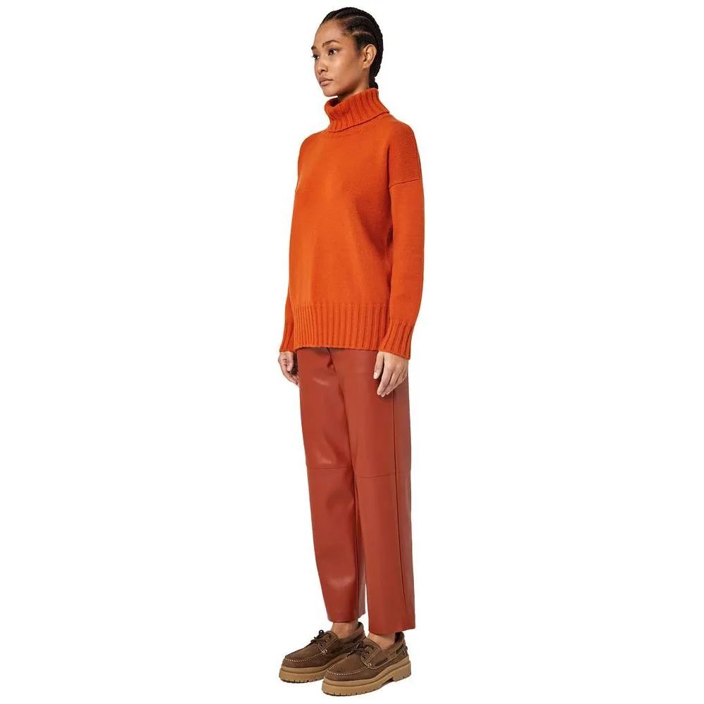 Alpha Studio Orange Cashmere Sweater