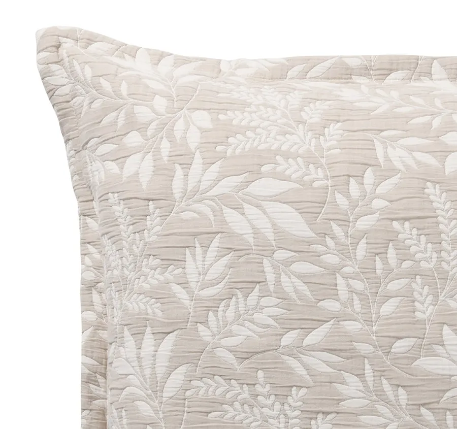 Amelia European Pillowcase Stone