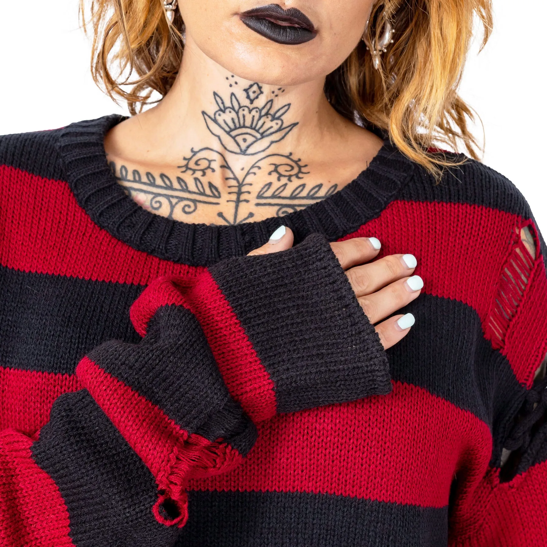 ARCADIA JUMPER - BLACK/RED