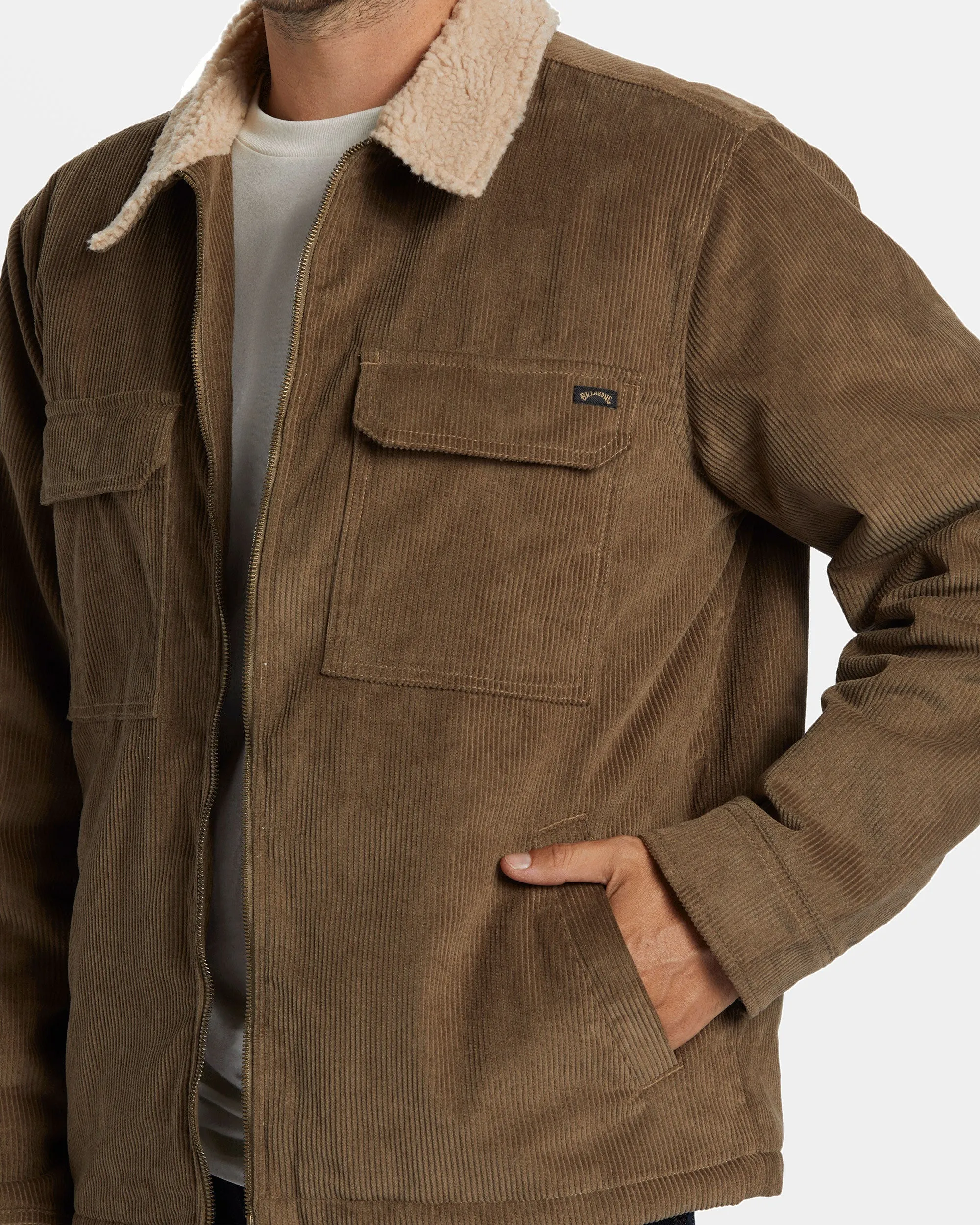 Barlow Sherpa Cord Jacket - Earth