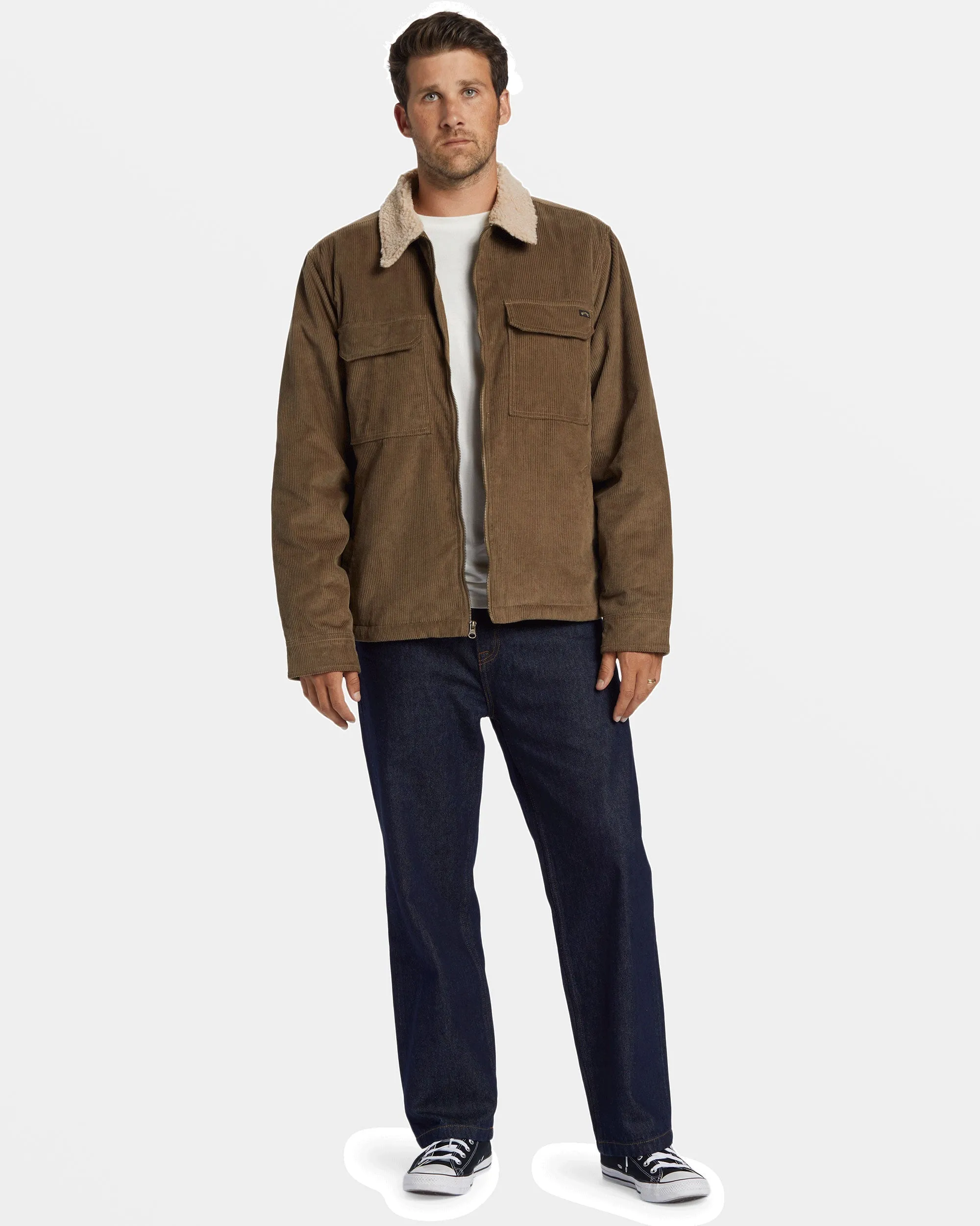 Barlow Sherpa Cord Jacket - Earth