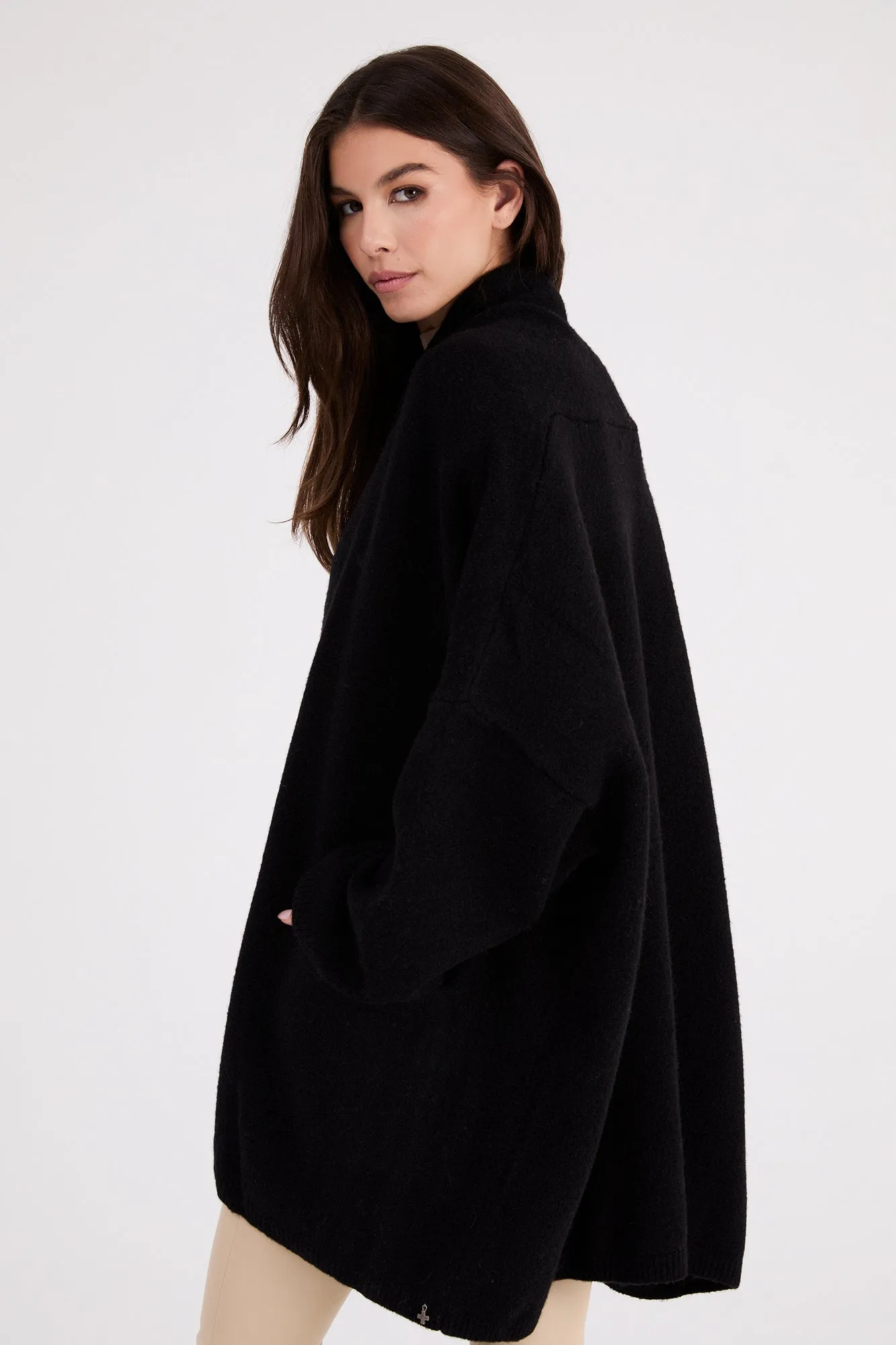   Beryll Cocoon Cardigan | Black