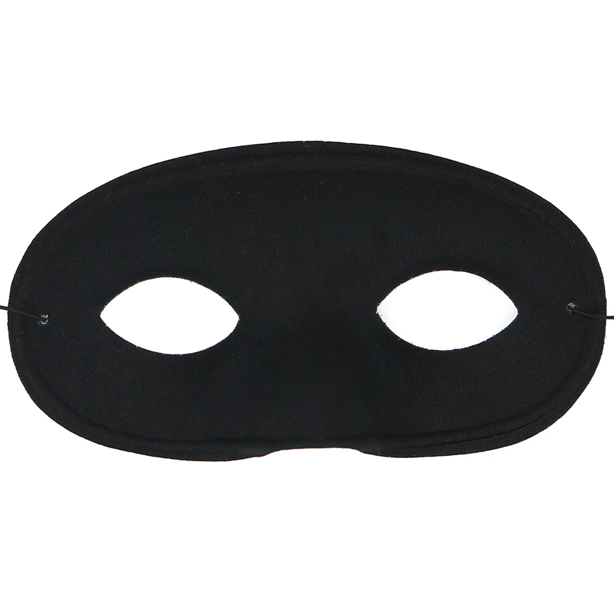 Black Superhero Eye Accessories - Mysterious Black Half Masks Masquerade Accessory for Adults and Kids