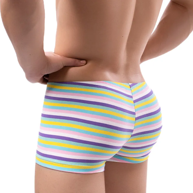 Breathable Colorful Stripes Boxer