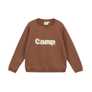 Brown Camp Crewneck