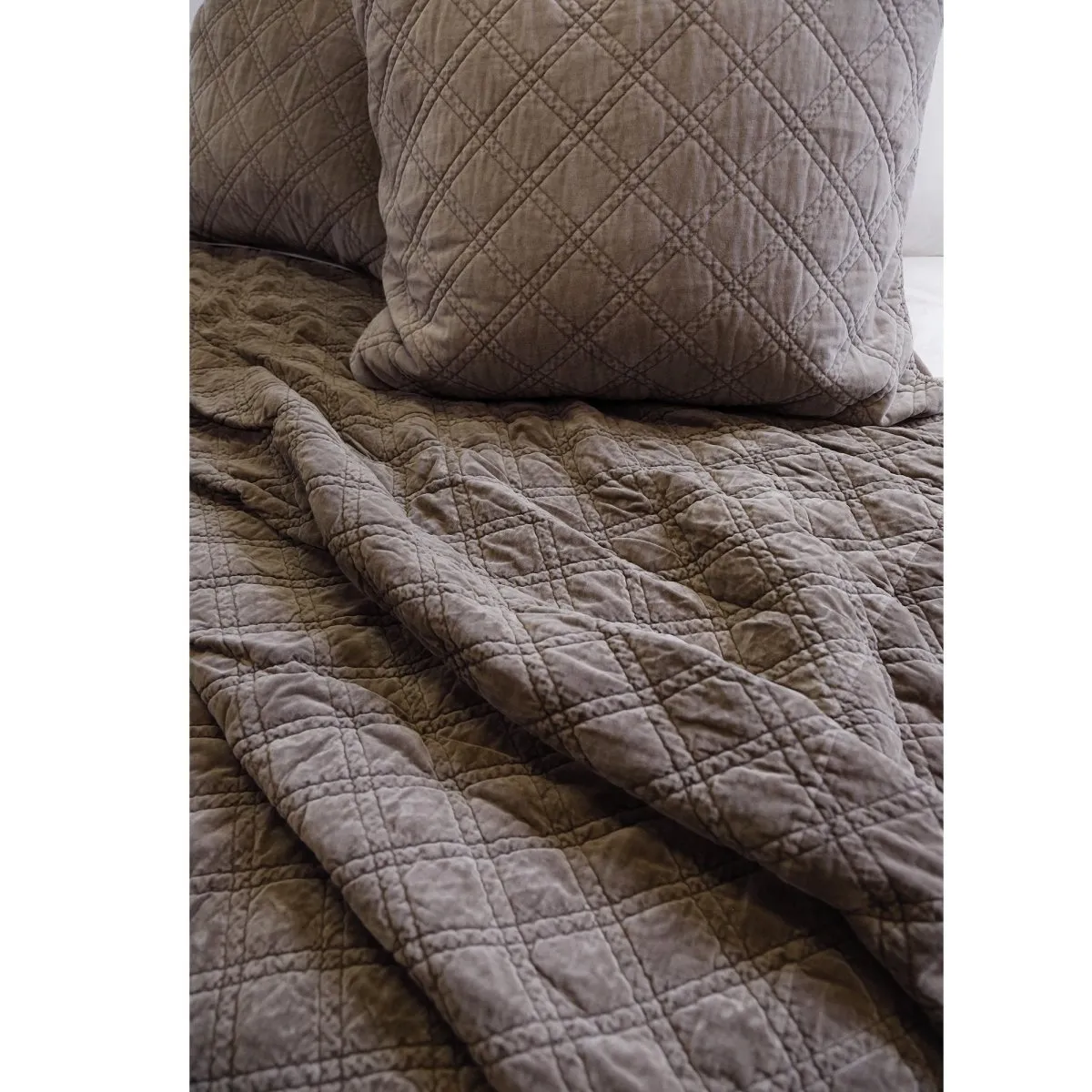 Brussels Pewter Coverlets by Pom Pom at Home