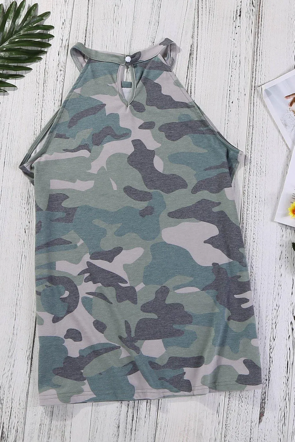 Camouflaged Tank Top