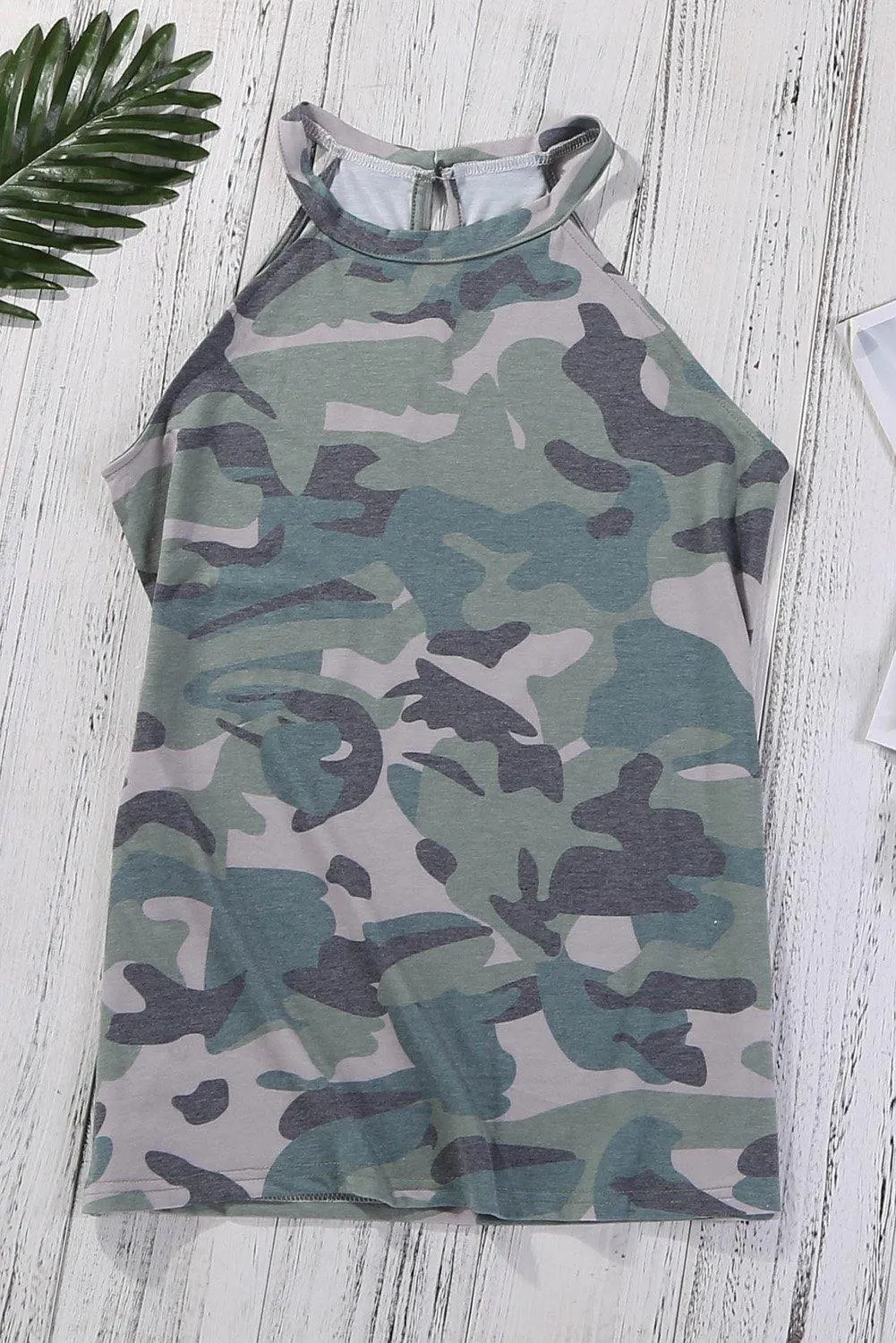 Camouflaged Tank Top