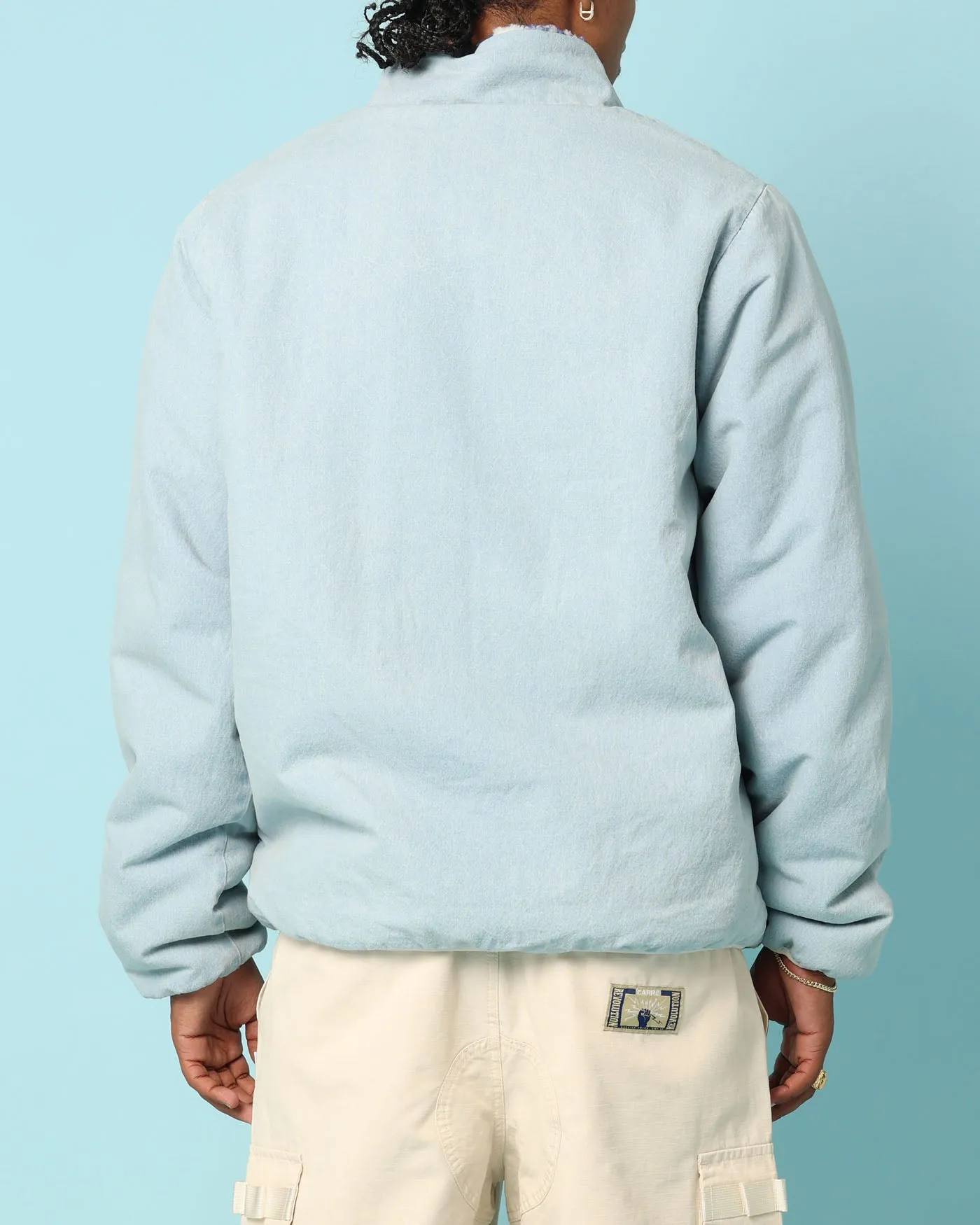 Carré Fragment Reversible Jacket Light Blue Denim