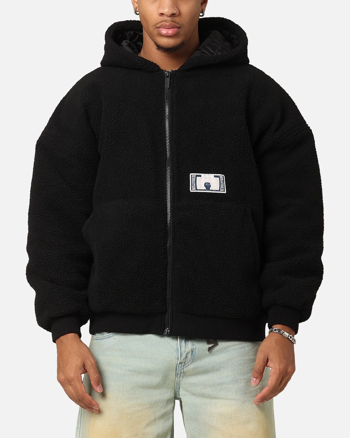 Carre Classic Sherpa Jacket Black