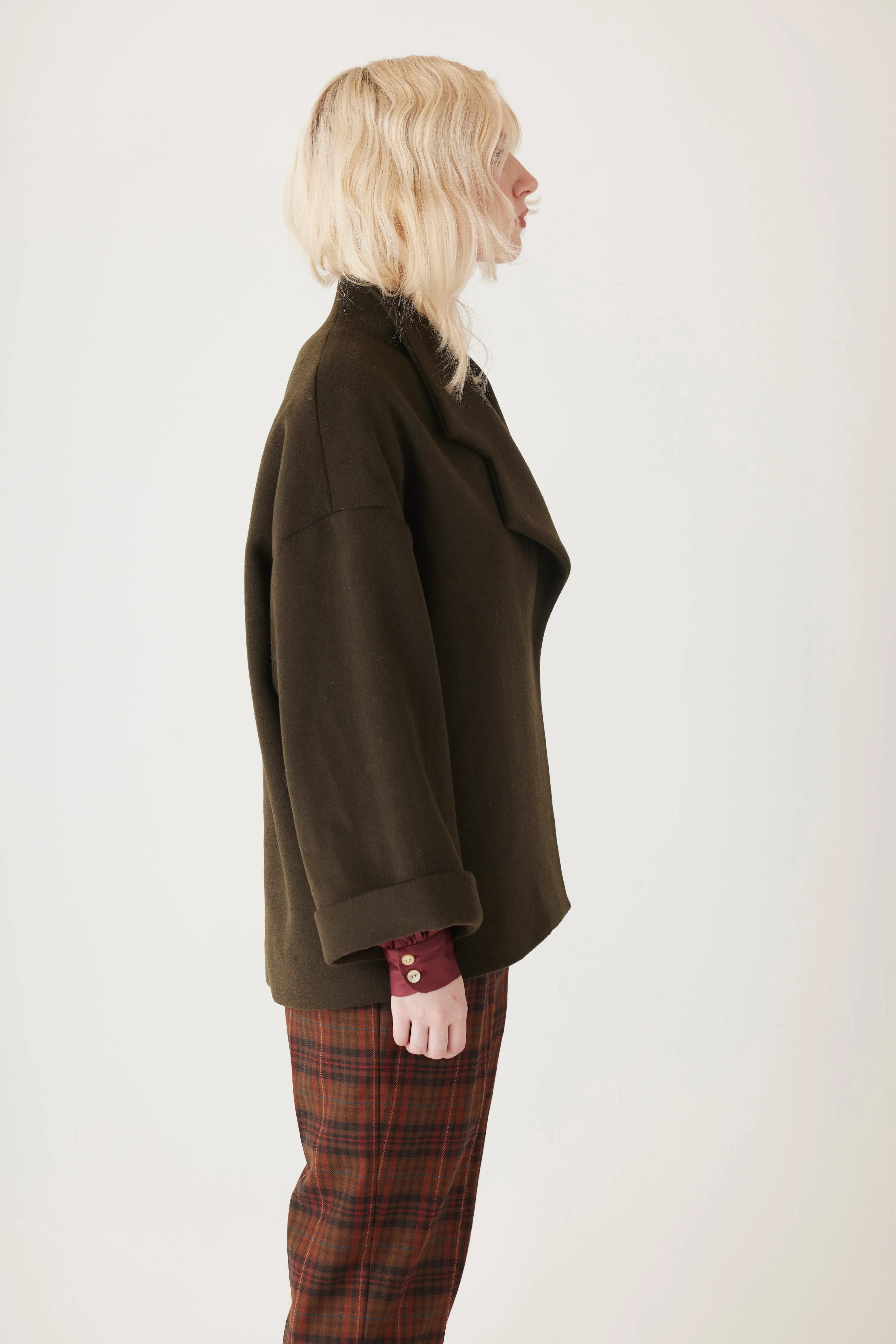 Carrie Coat in Wool Blend