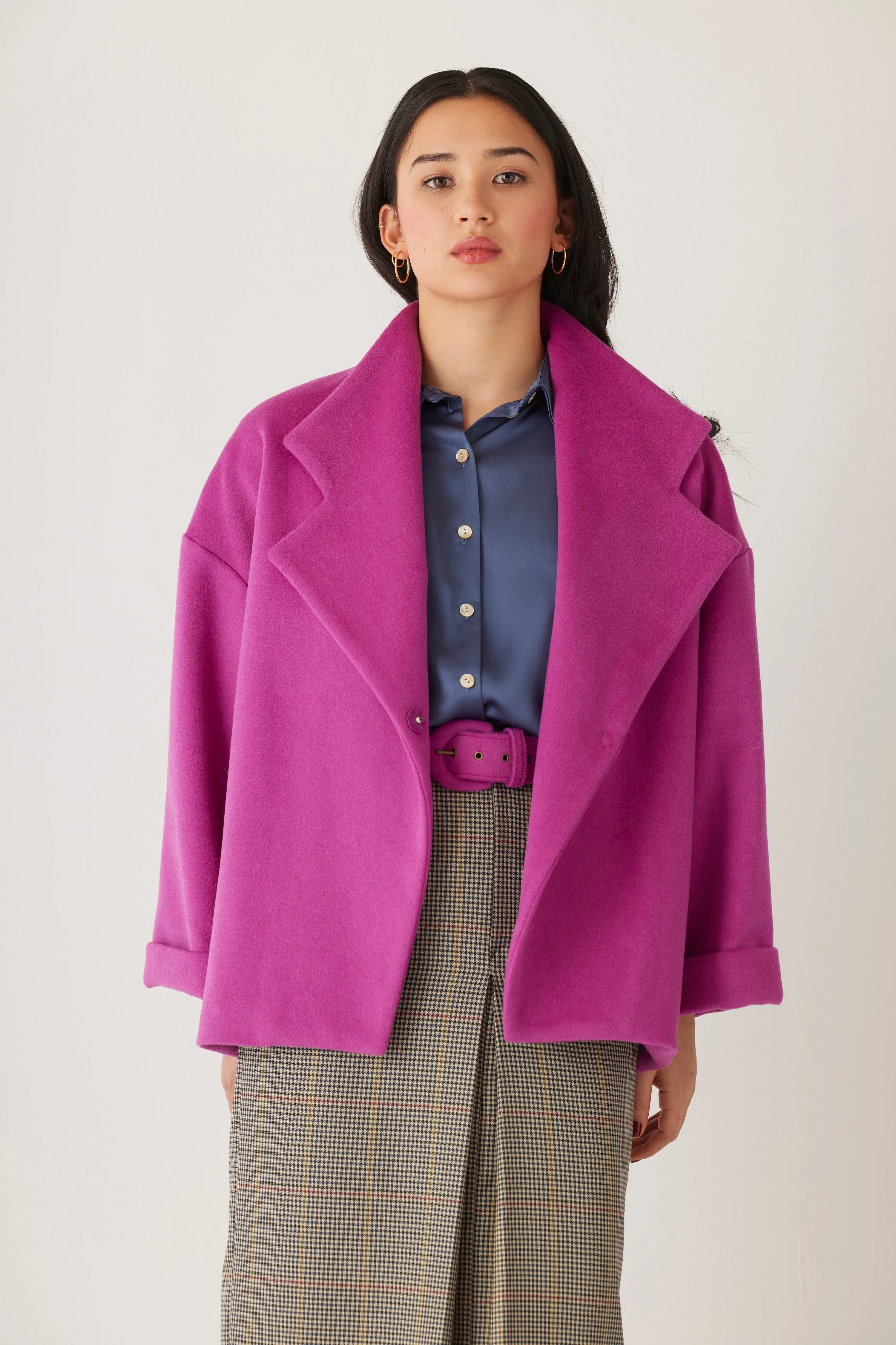 Carrie Coat in Wool Blend