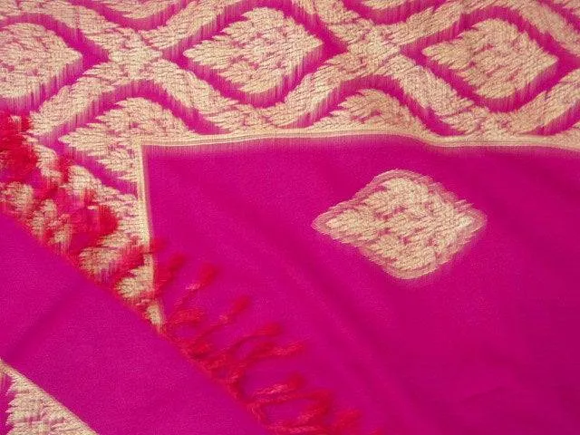 Cerise Damask Shawl