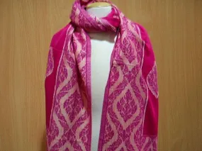 Cerise Damask Shawl