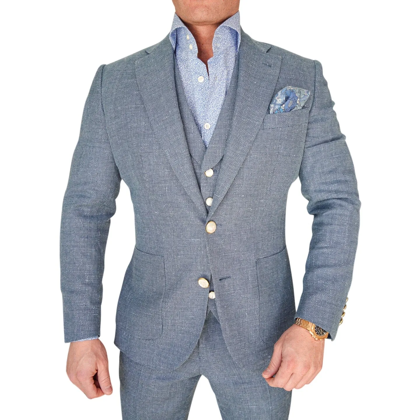 Cerulean Tweed Jacket