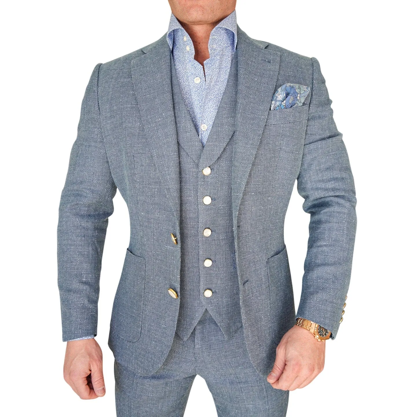 Cerulean Tweed Jacket