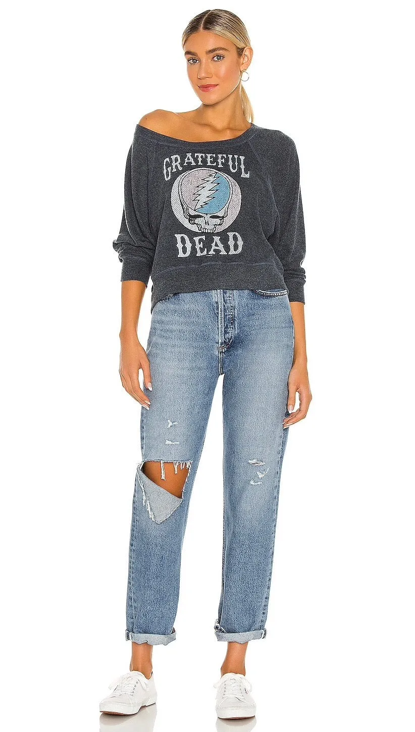 Chaser Grateful Dead Classic Skull Bliss Knit Pullover