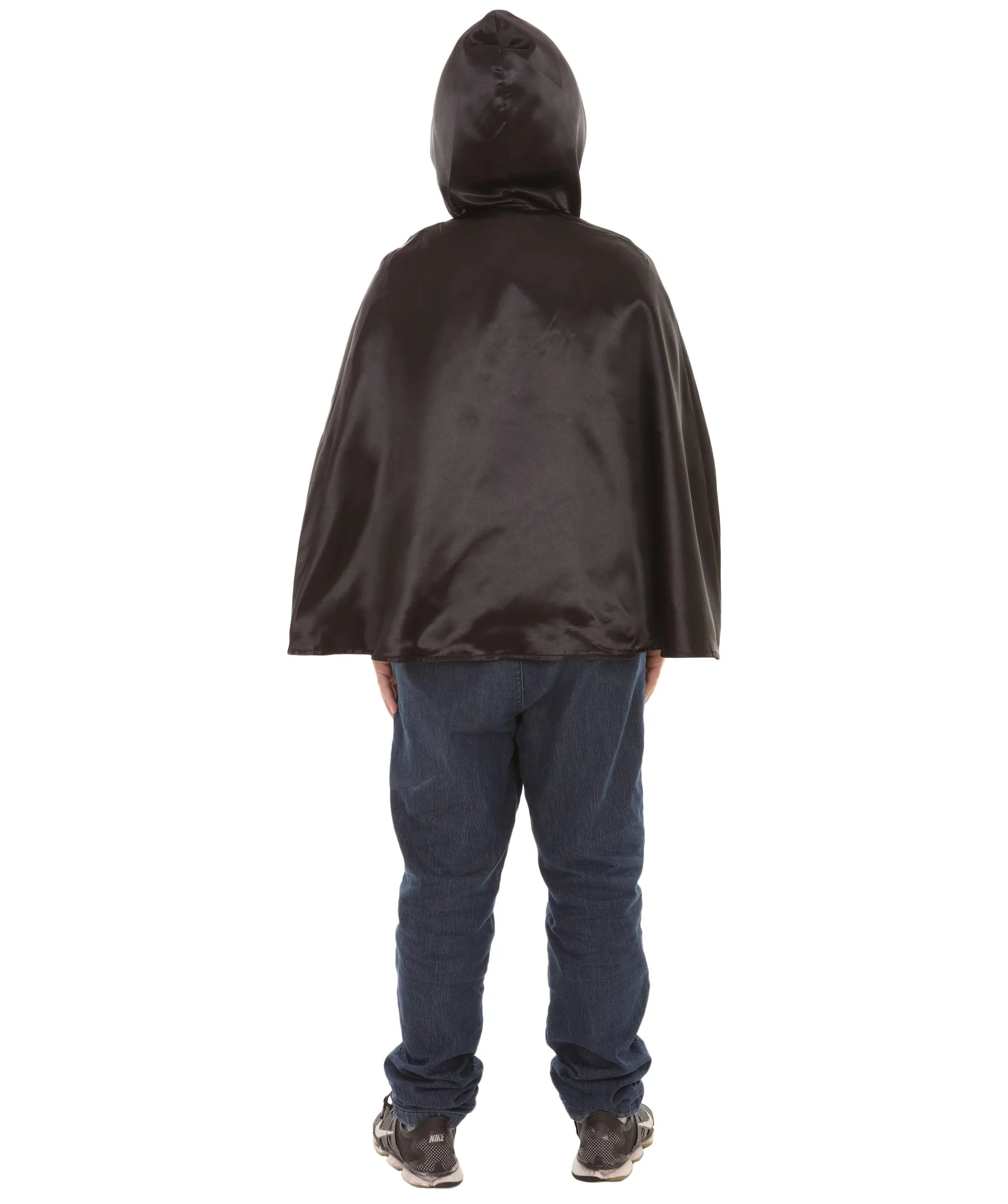 Child's Reversible hooded Short Cape costume | Multiple Color Option Halloween Costumes