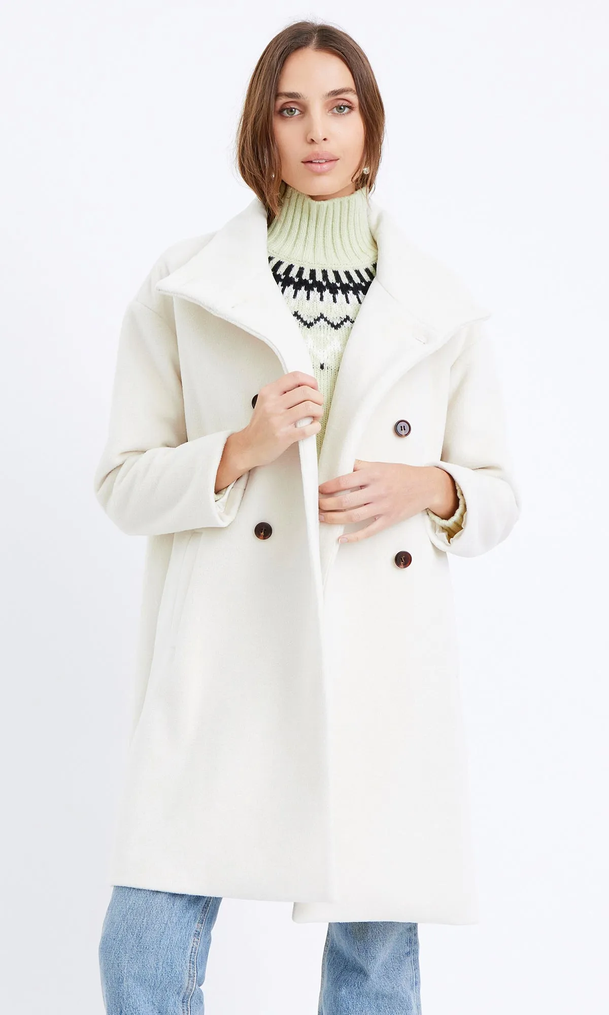 Clayton Funnel Neck Coat