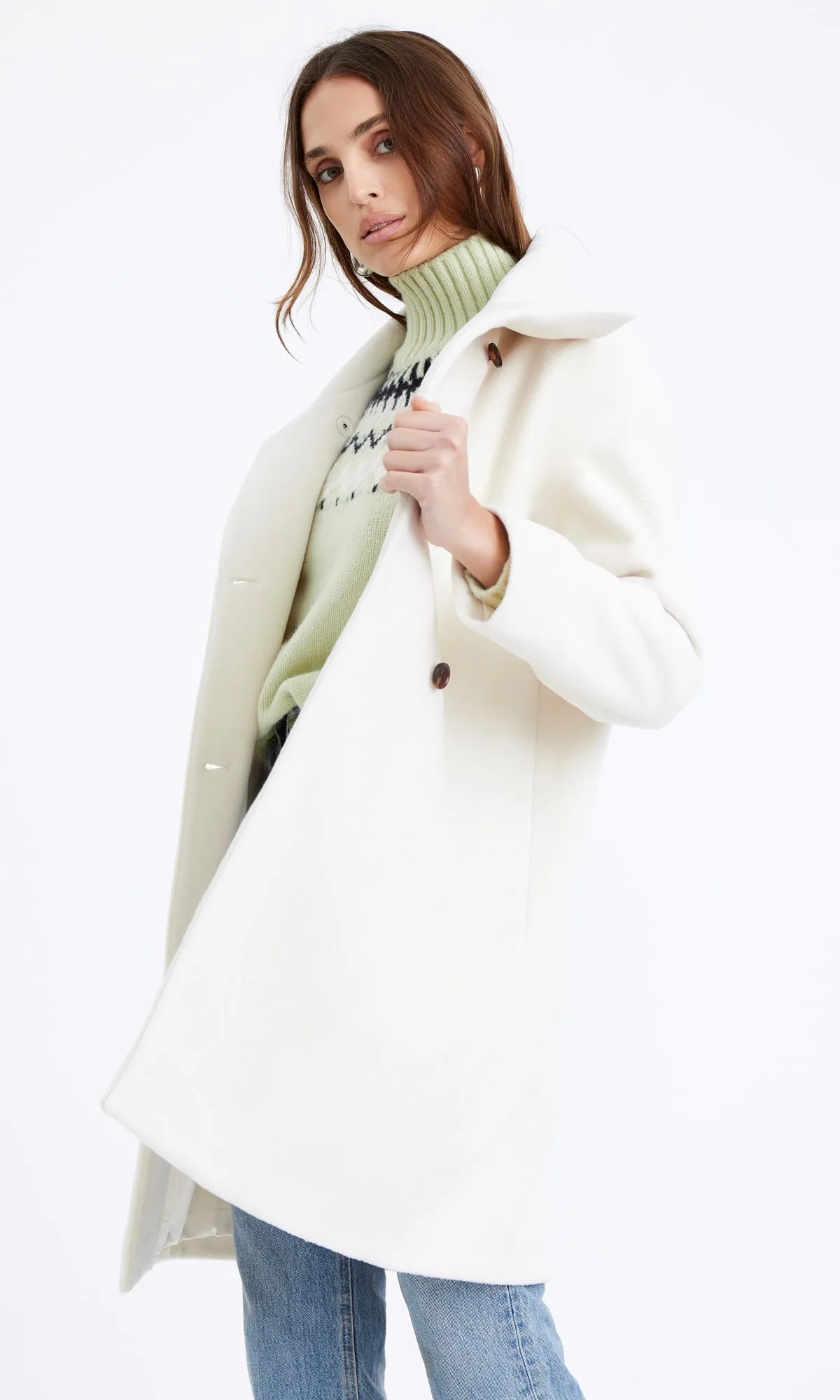 Clayton Funnel Neck Coat