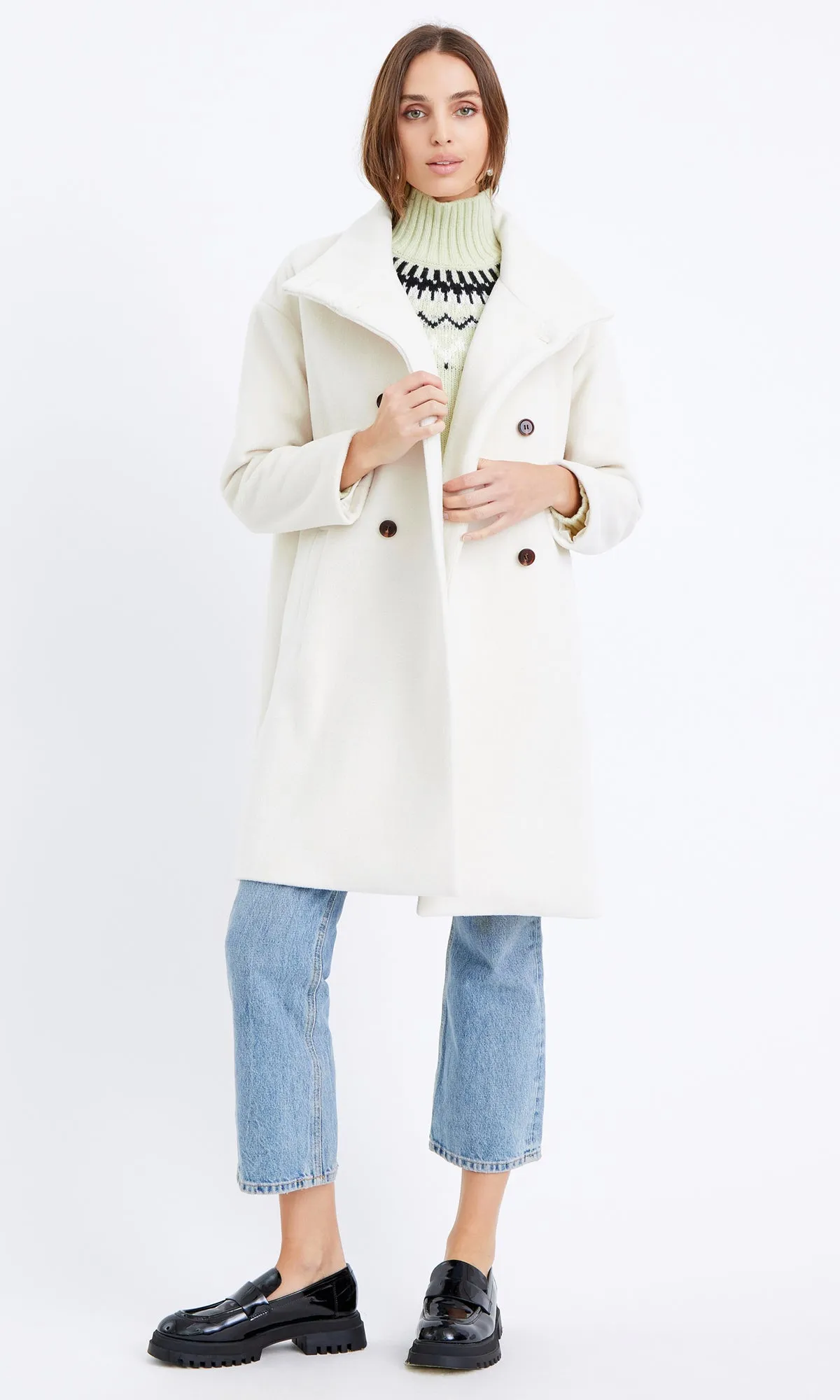 Clayton Funnel Neck Coat