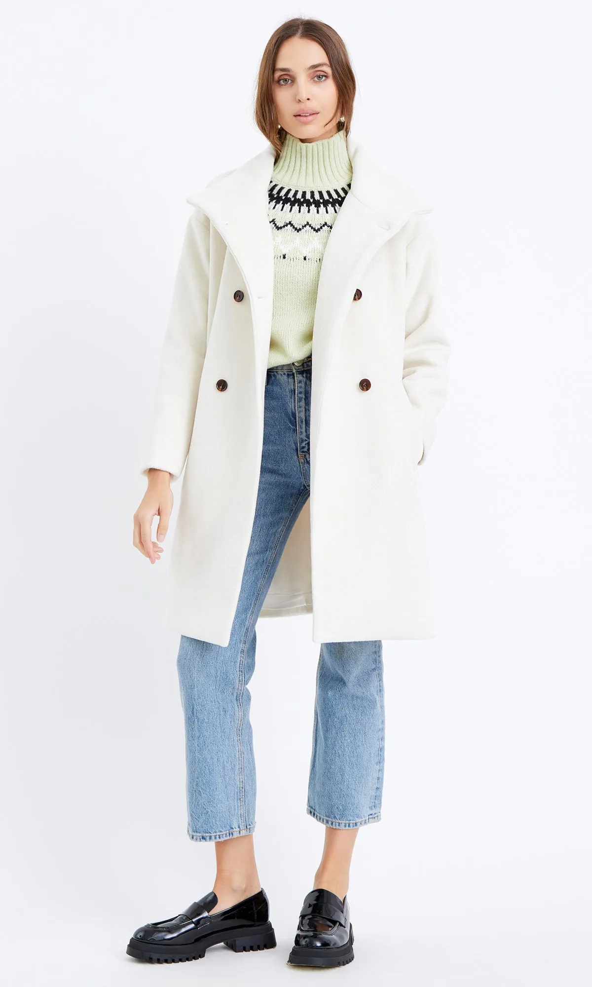 Clayton Funnel Neck Coat