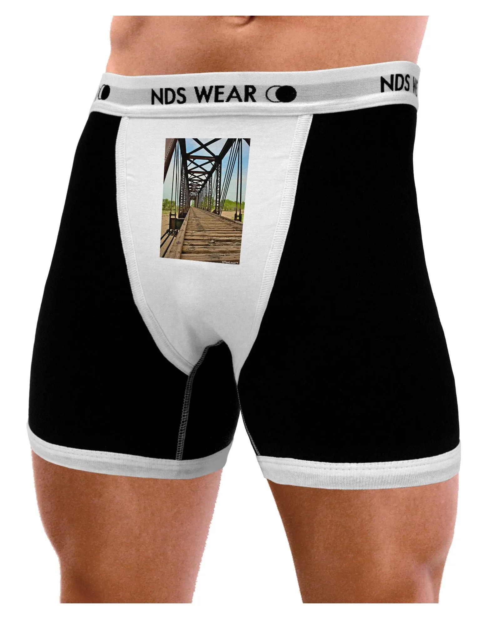 Colorado Landscape Bridge Mens Boxer Brief Underwear