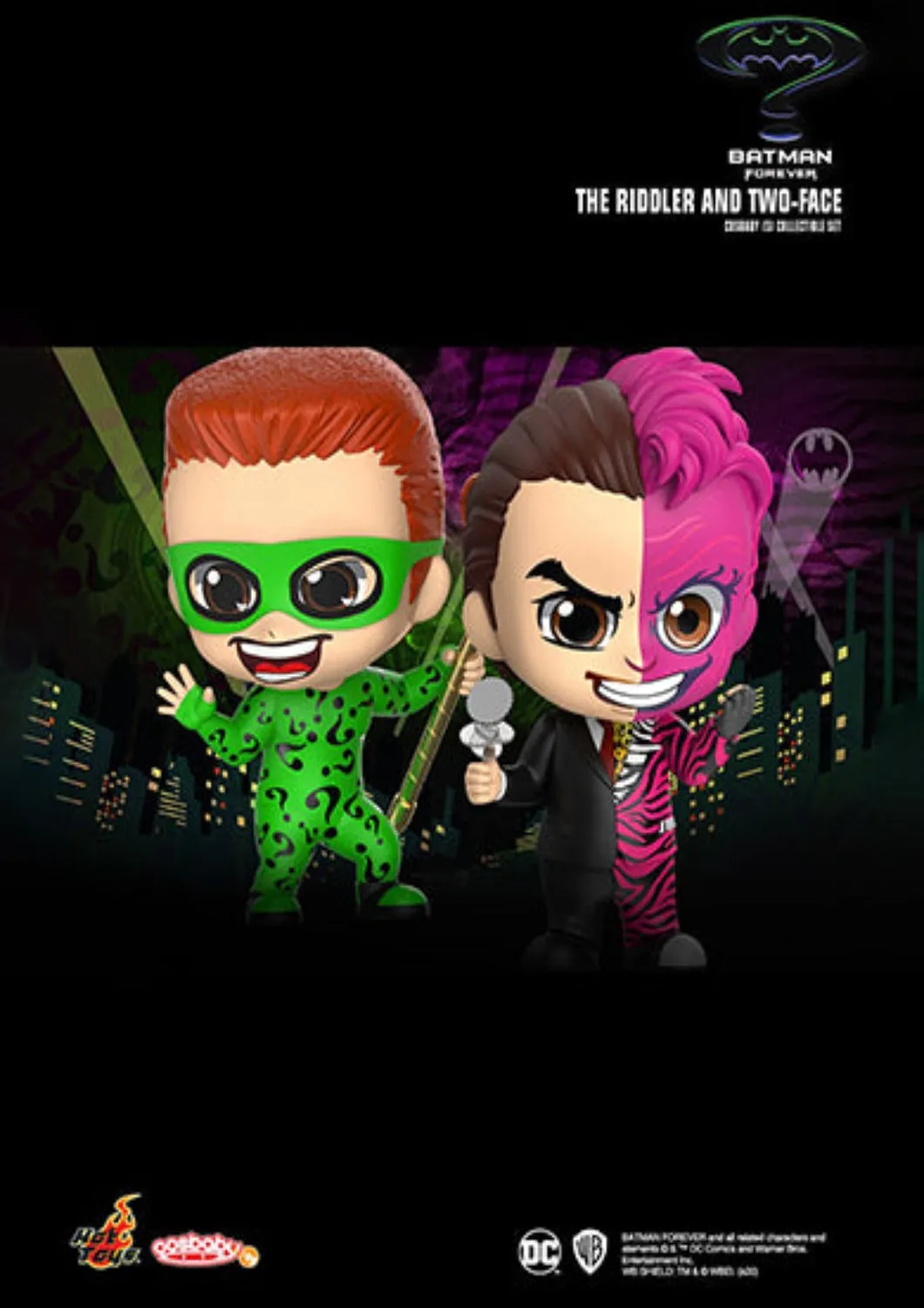 COSBABY (S) BATMAN FOREVER THE RIDDLER AND TWO-FACE COLLECTIBLE SET - COSB720