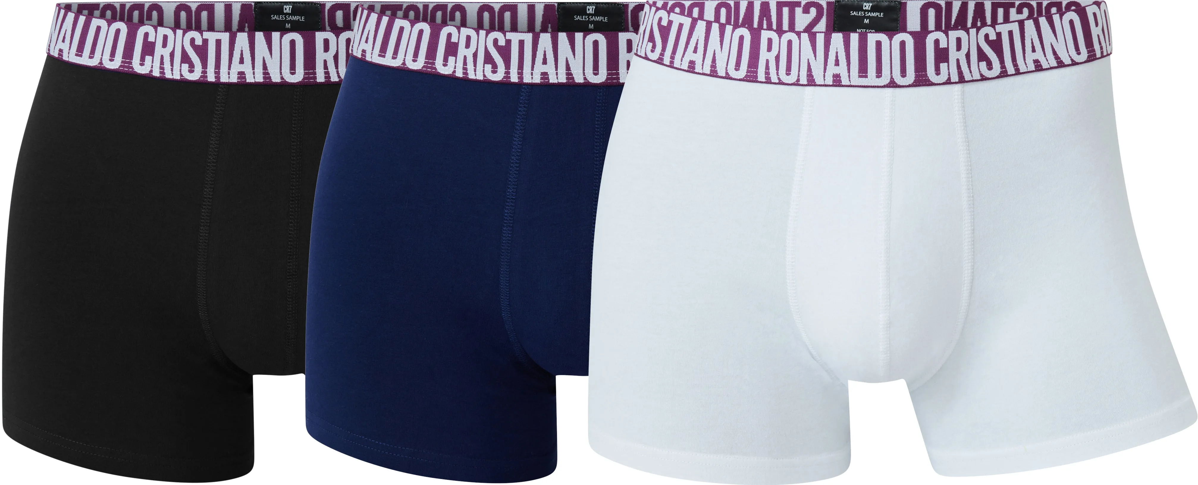 CR7 Men's 3-Pack Cotton Blend Trunks