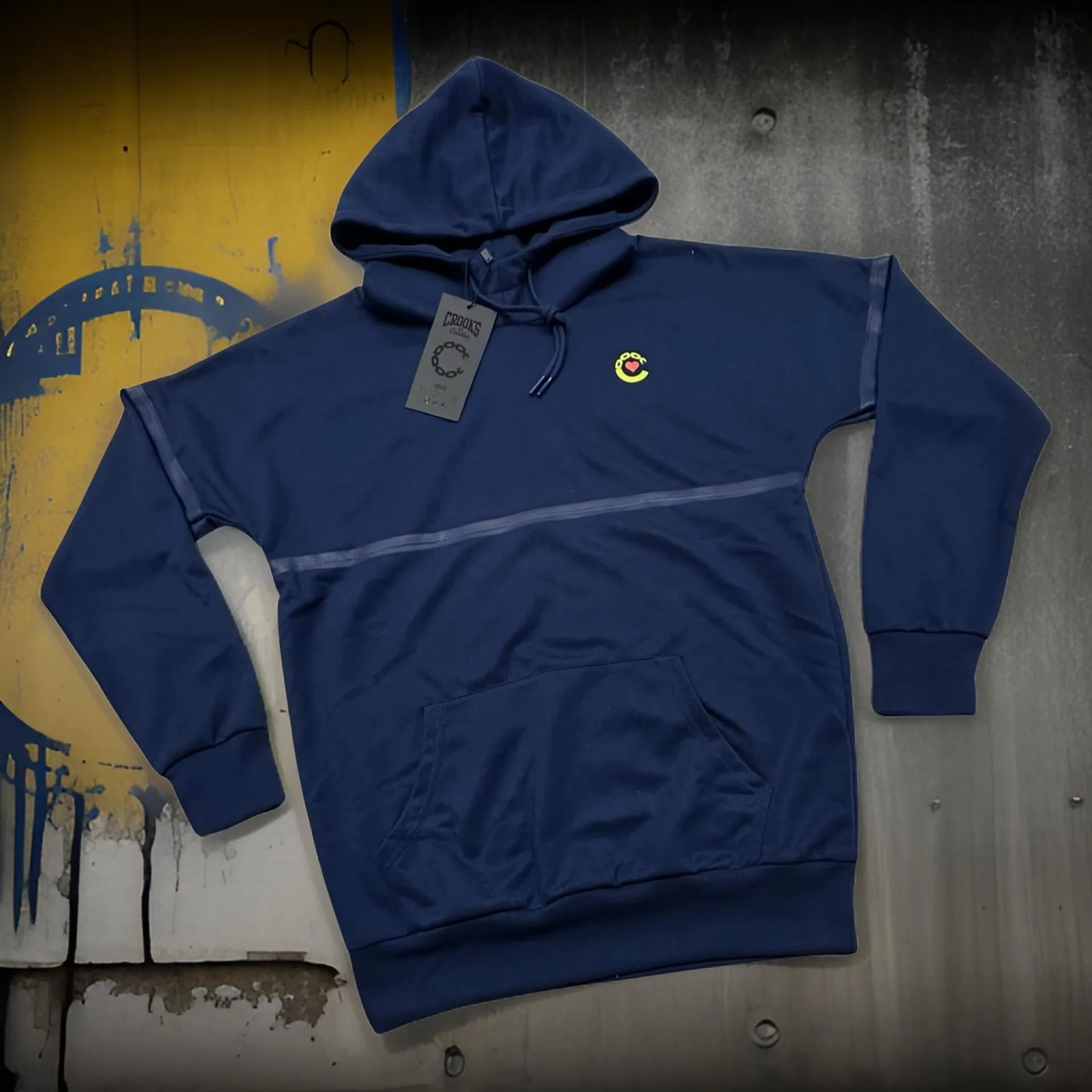 *CROOKS & CASTLES* (BLUE) WOMEN’S PULLOVER HOODIE