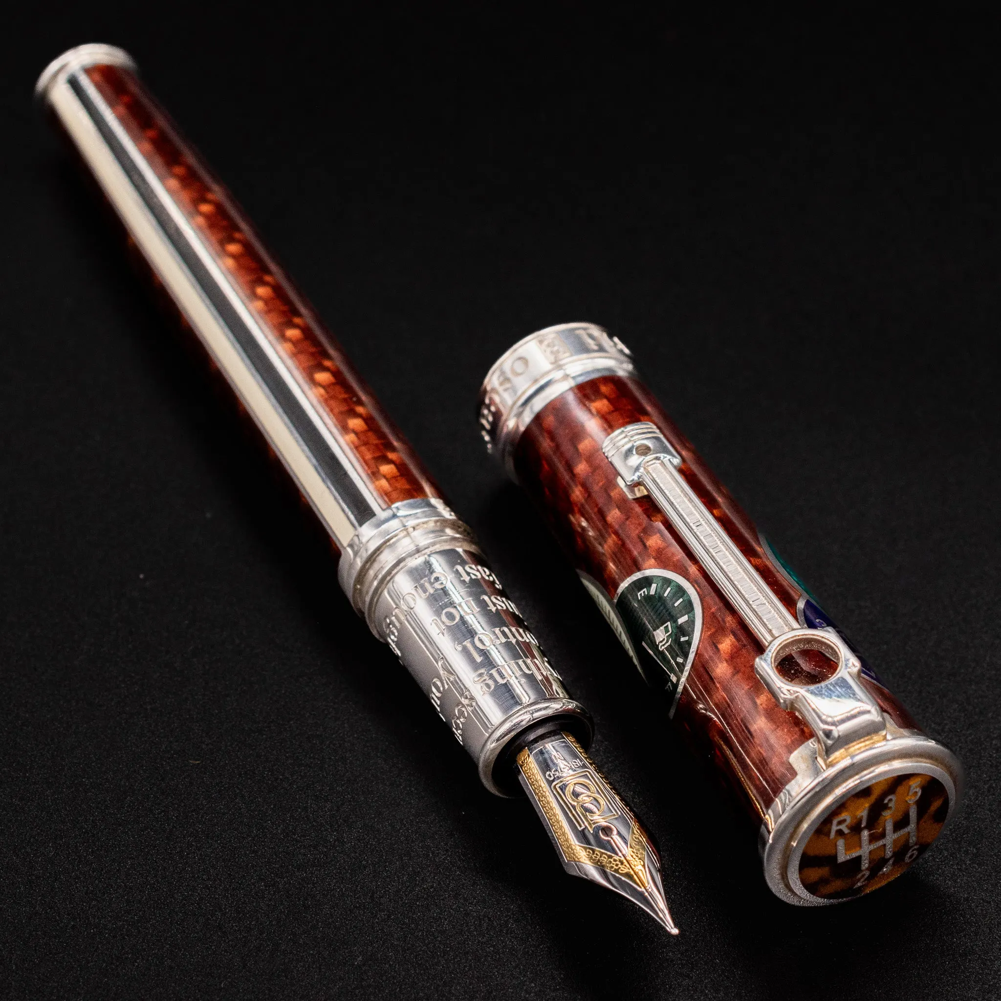 David Oscarson Take it to the Limit Fountain Pen - Liquid Coffee