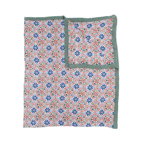 Deluxe Muslin Quilted Throw - Kaleidoscope