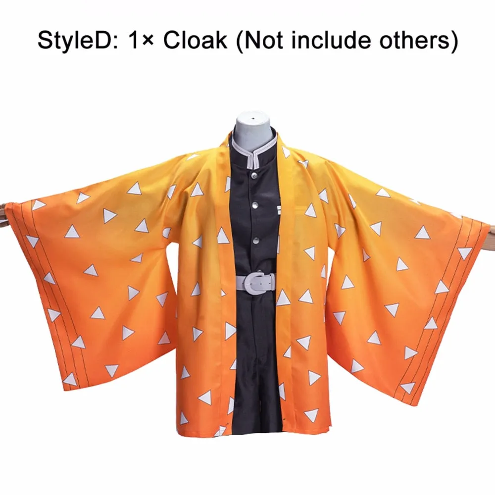 Demon Slayer Kimetsu no Yaiba Kochou Shinobu Kamado Tanjirou Cosplay Cape Tomioka Giyuu Agatsuma Zenitsu Casual Kimono Cloak