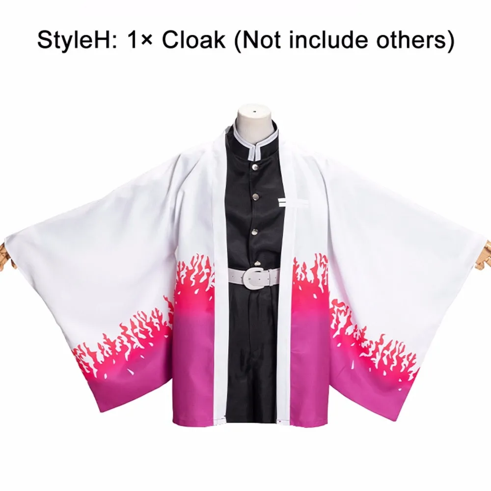 Demon Slayer Kimetsu no Yaiba Kochou Shinobu Kamado Tanjirou Cosplay Cape Tomioka Giyuu Agatsuma Zenitsu Casual Kimono Cloak