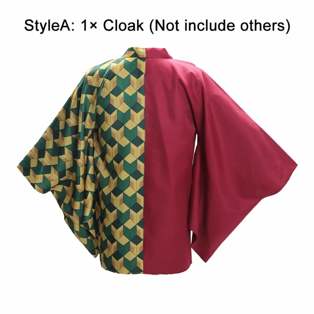 Demon Slayer Kimetsu no Yaiba Kochou Shinobu Kamado Tanjirou Cosplay Cape Tomioka Giyuu Agatsuma Zenitsu Casual Kimono Cloak