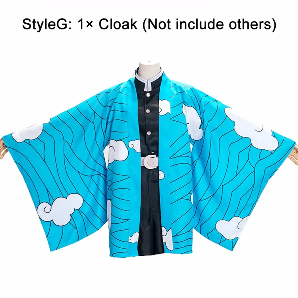 Demon Slayer Kimetsu no Yaiba Kochou Shinobu Kamado Tanjirou Cosplay Cape Tomioka Giyuu Agatsuma Zenitsu Casual Kimono Cloak