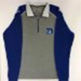 Duke Blue Devils Antigua Gray 1/4 Zip Pullover