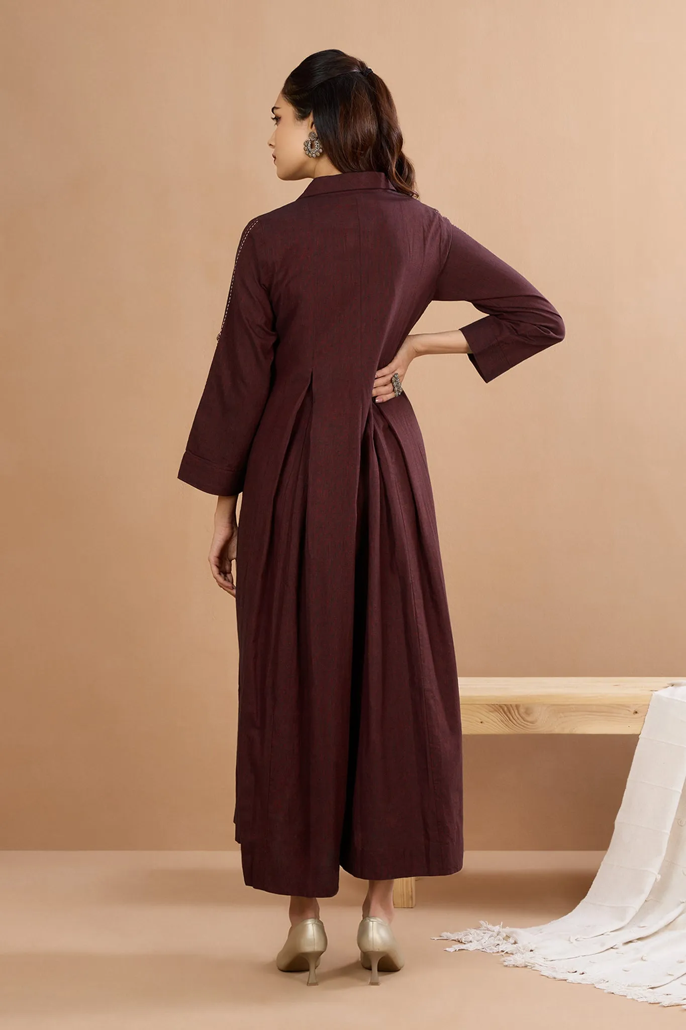 Ebony & Ember Cotton Jumpsuit with Pockets & Collar