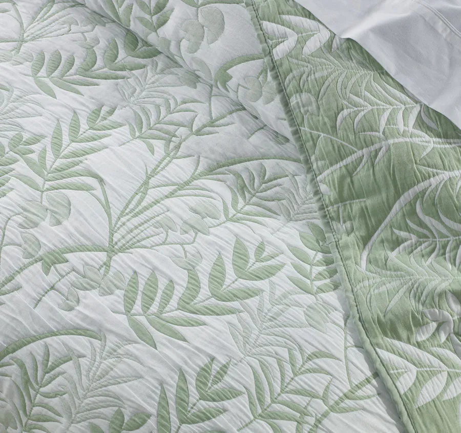 Eden Bedspread Set Range Sage