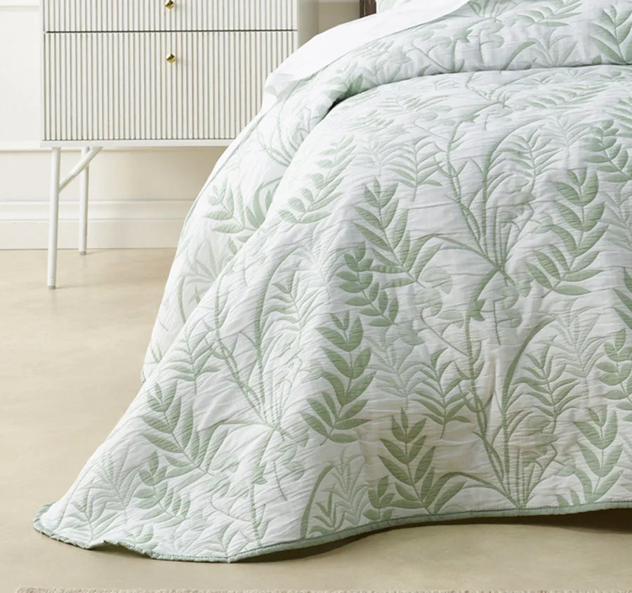 Eden Bedspread Set Range Sage