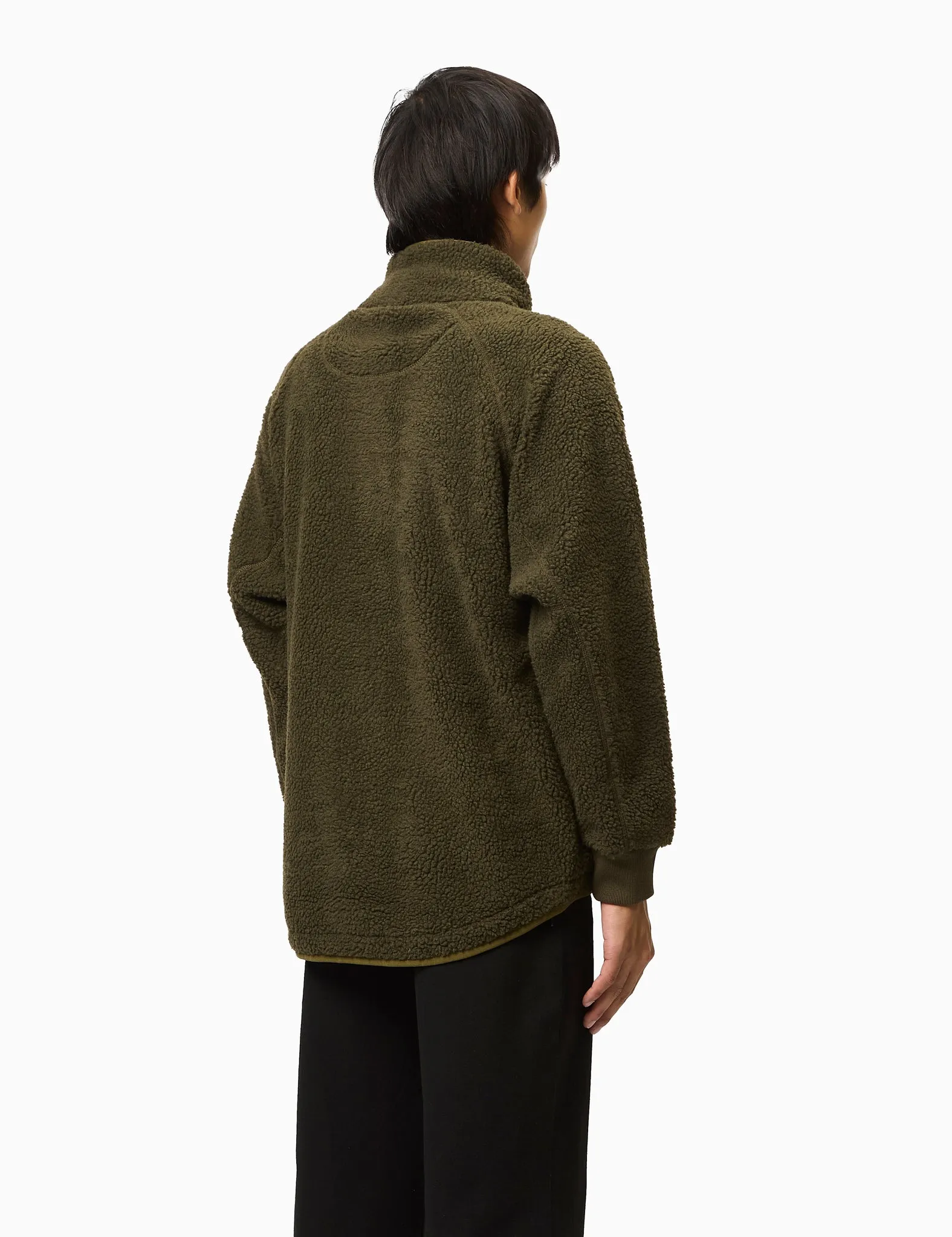 Elliker Keld Fleece Jacket - Olive Green