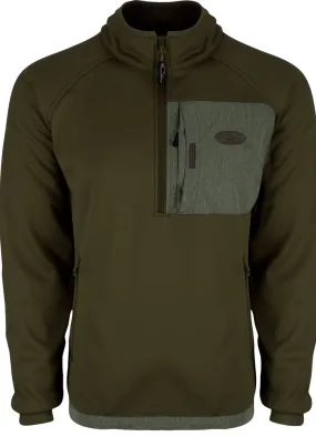 Endurance 1/4 Zip Pullover in Olive by Drake